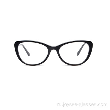 Fashion New Stock Full Rim Cat Eye Acetate Eyeglasses рамы